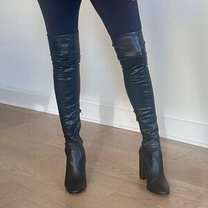 Black Over The Knee ALDO, Faux leather boot - Size 41